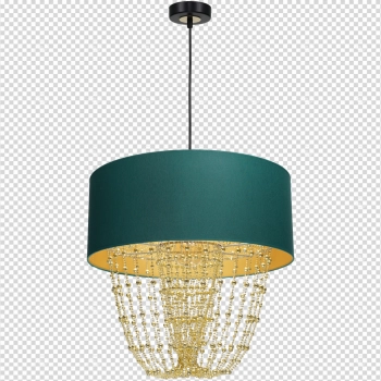 Almeria Green, Gold lampa wisząca 1xE27 MLP6452