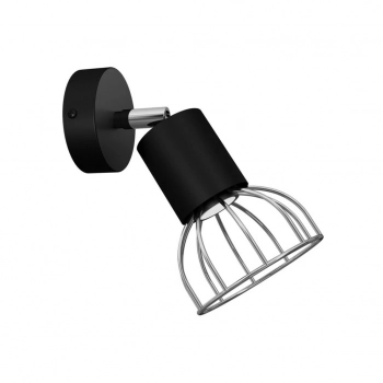 Dante Black Silver lampa ścienna 1xGU10 MLP7356 Milagro