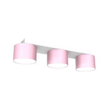 Dixie 3 Pink White lampa sufitowa 3xGX53 MLP7555 Milagro