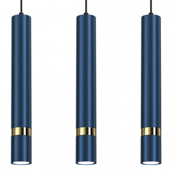 Joker Navy Blue Gold lampa wisząca 3xGU10 MLP7726