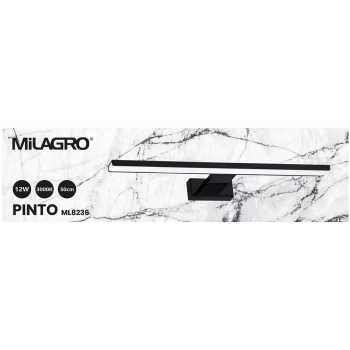 Pinto Black kinkiet 12W LED 50cm ML8236