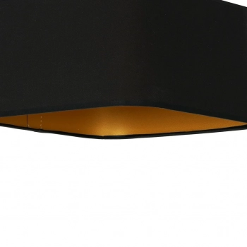 Napoli Black, Gold lampa sufitowa 1xE27 ML6367