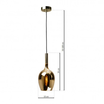 Lugano Gold lampa wisząca 1xE14 ML8815