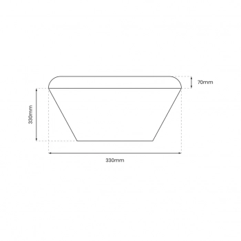 Nemo Black plafoniera LED 17W 1530lm 4000K  EK7791