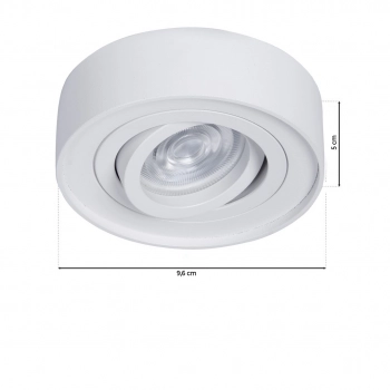 Nusa Round White lampa sufitowa wbudowywana 1xGU10 ML0015