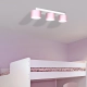Dixie 3 Pink White lampa sufitowa 3xGX53 MLP7555