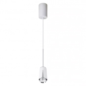 Flower White Chrome lampa wisząca 1xGU10 biała chrom ML0275 Milagro