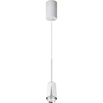 Flower White Chrome lampa wisząca 1xGU10 biała chrom ML0275
