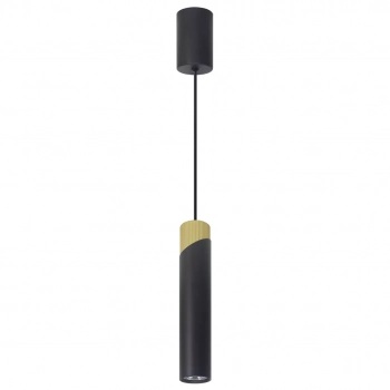 Neo Black Gold lampa wisząca 1xGU10 czarna złota ML0284 Milagro