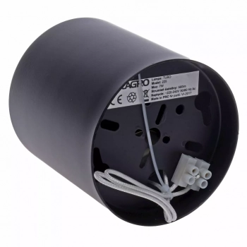 Tubo Black lampa sufitowa 1XGU10 LED czarna ML225