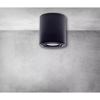 Tubo Black lampa sufitowa 1XGU10 LED czarna ML225