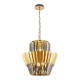 Donna Gold lampa wisząca 9xE14 złota ML0413 Milagro