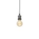Edison lampa wisząca 1xE27 czarna MLP6515