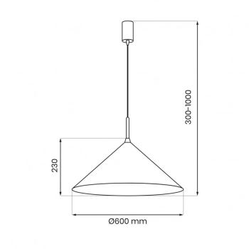 Capital lampa wisząca 1xGX53 złota MLP0945