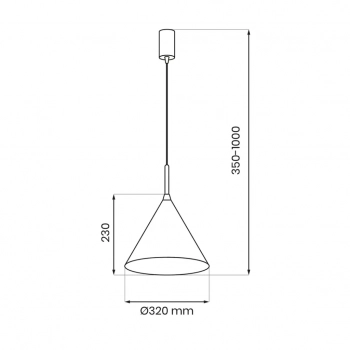 Capital lampa wisząca 1xGX53 miedziana czarna MLP0960