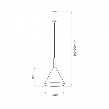 Peru lampa wisząca 1xE27 czarna mosiądz MLP0977