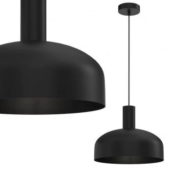 Visby lampa wisząca 1xE27 czarna MLP1553