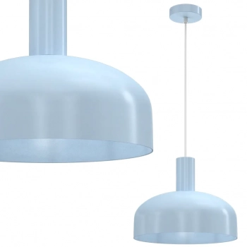 Visby lampa wisząca 1xE27 błękitna MLP1556