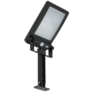 Adik naświetlacz solarny IP44 1.2W LED 500lm 6500K czarny EKO0615 Milagro