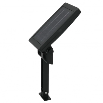 Adik naświetlacz solarny IP44 1.2W LED 500lm 6500K czarny EKO0615