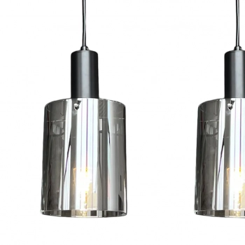 Arcadia lampa wisząca 3xE27 czarna ML1819