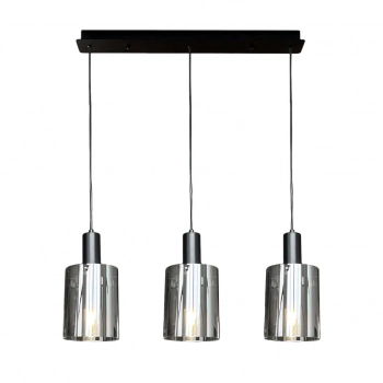 Arcadia lampa wisząca 3xE27 czarna ML1819