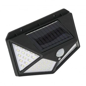 Batman kinkiet solarny IP44 3W LED 50-80lm 4000K czarny EKO0617