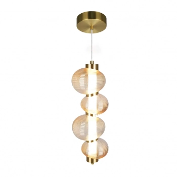 Bolla lampa wisząca 17W LED 1947lm 3000K złota ML1422 Milagro
