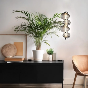 Bolla lampa wisząca 17W LED 1947lm 3000K chrom ML1423