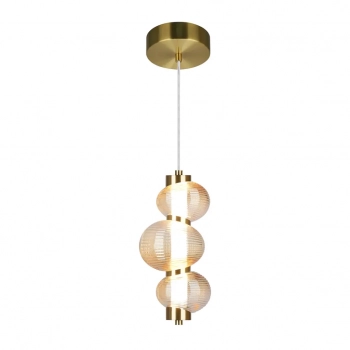 Bolla lampa wisząca 12W LED 1491lm 3000K złota ML1424 Milagro