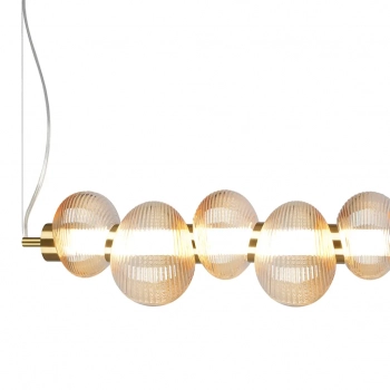 Bolla lampa wisząca 32W LED 3688lm 3000K złota ML1426
