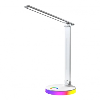 Bruno lampka biurkowa 5W LED 300lm CCT 3000K-6500K, RGB biała ML1629