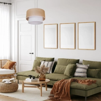Bueno lampa wisząca 1xE27 beż, jasny brąz MLP1827