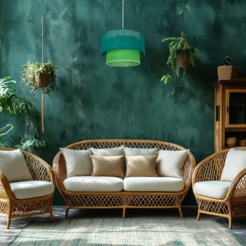 Bueno lampa wisząca 1xE27 ciemna zieleń, oliwkowa zieleń MLP1828