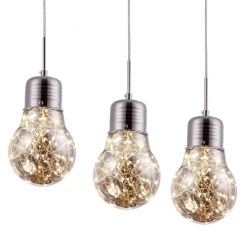 Bulb lampa wisząca 15W LED 900lm 3500K chrom ML136