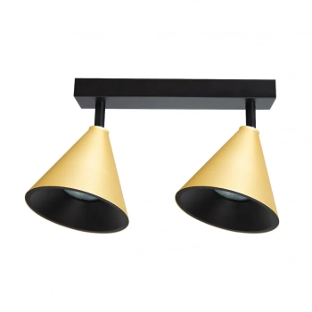 Cone oprawa sufitowa 2xGU10 złota ML1121 Milagro