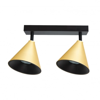 Cone oprawa sufitowa 2xGU10 złota ML1121