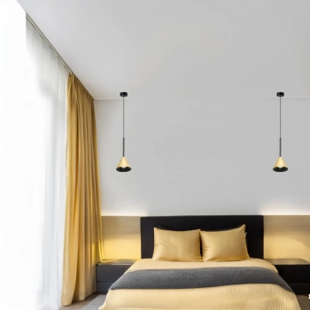 Cone lampa wisząca 1xGU10 złota ML1124