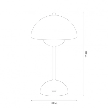 Costa lampka nocna 3W LED 300lm CCT 3000K-6000K biała ML2270