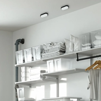 Davo Owal oprawa kanałowa IP64 8W LED 720lm 4000K czarna EK1039