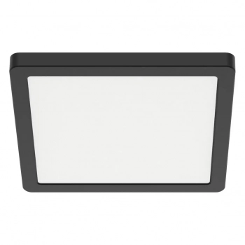 Evora Square lampa sufitowa 12W LED 840lm CCT 3000K, 4000K, 6000K czarna ML1795 Milagro