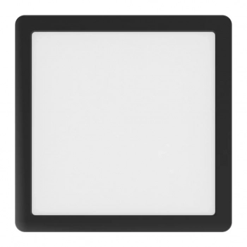 Evora Square lampa sufitowa 12W LED 840lm CCT 3000K, 4000K, 6000K czarna ML1795