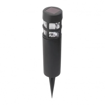 Fidel lampa solarna stojąca IP44 0.06W LED 2lm 3000K czarna EKO1451