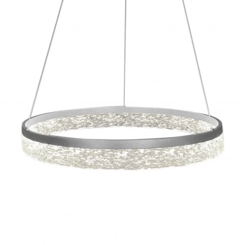Gala lampa wisząca 25W LED 2000lm 4000K srebrna ML2242