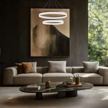 Gala lampa wisząca 54W LED 4320lm 4000K srebrna ML2243