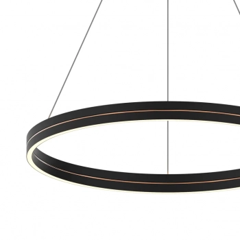 Gravity lampa wisząca 36W LED 2300lm 4000K czarna, złota ML1183