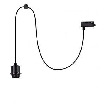 Hang Track lampa wisząca do szynoprzewodu 1F 1XE27 czarna ML2278 Milagro