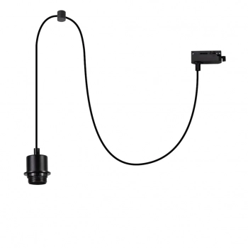 Hang Track lampa wisząca do szynoprzewodu 1F 1XE27 czarna ML2278