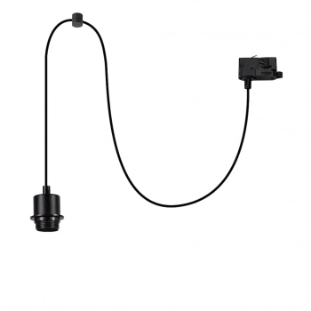 Hang Track lampa wisząca do szynoprzewodu 3F 1XE27 czarna ML2280 Milagro