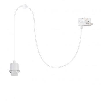 Hang Track lampa wisząca do szynoprzewodu 3F 1XE27 biała ML2281 Milagro